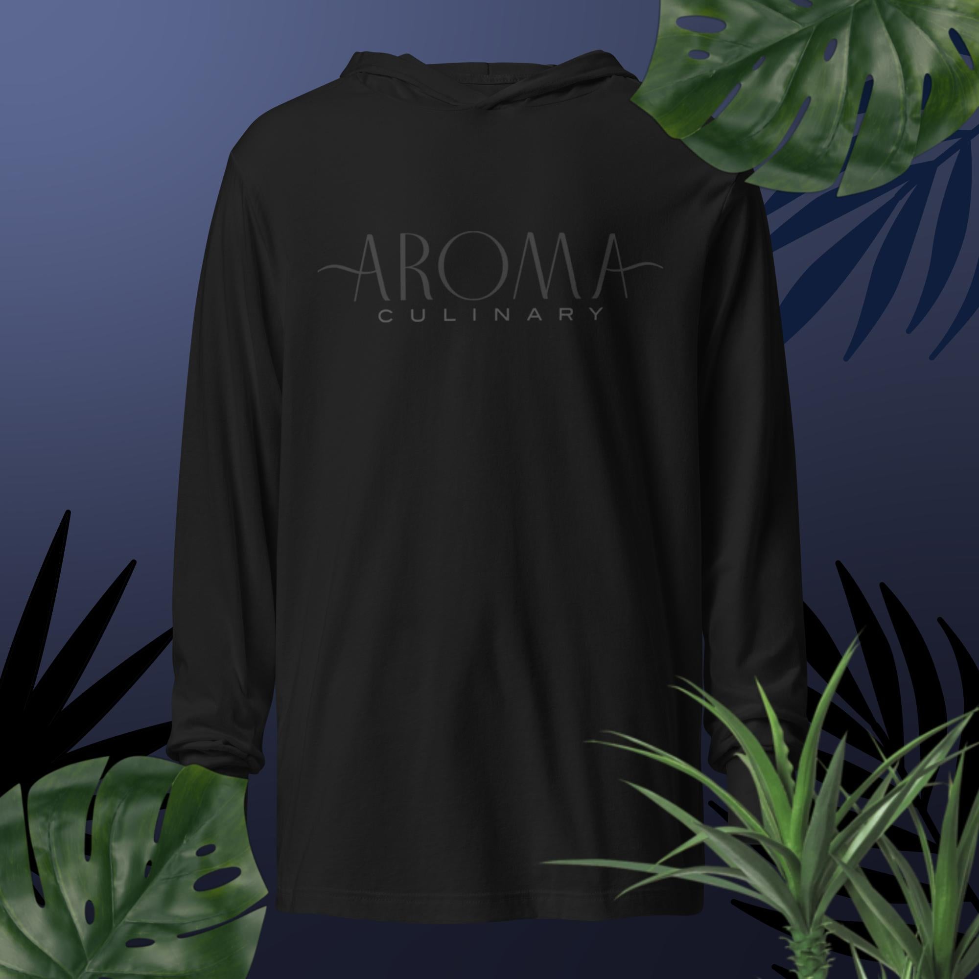 Hooded long-sleeve tee