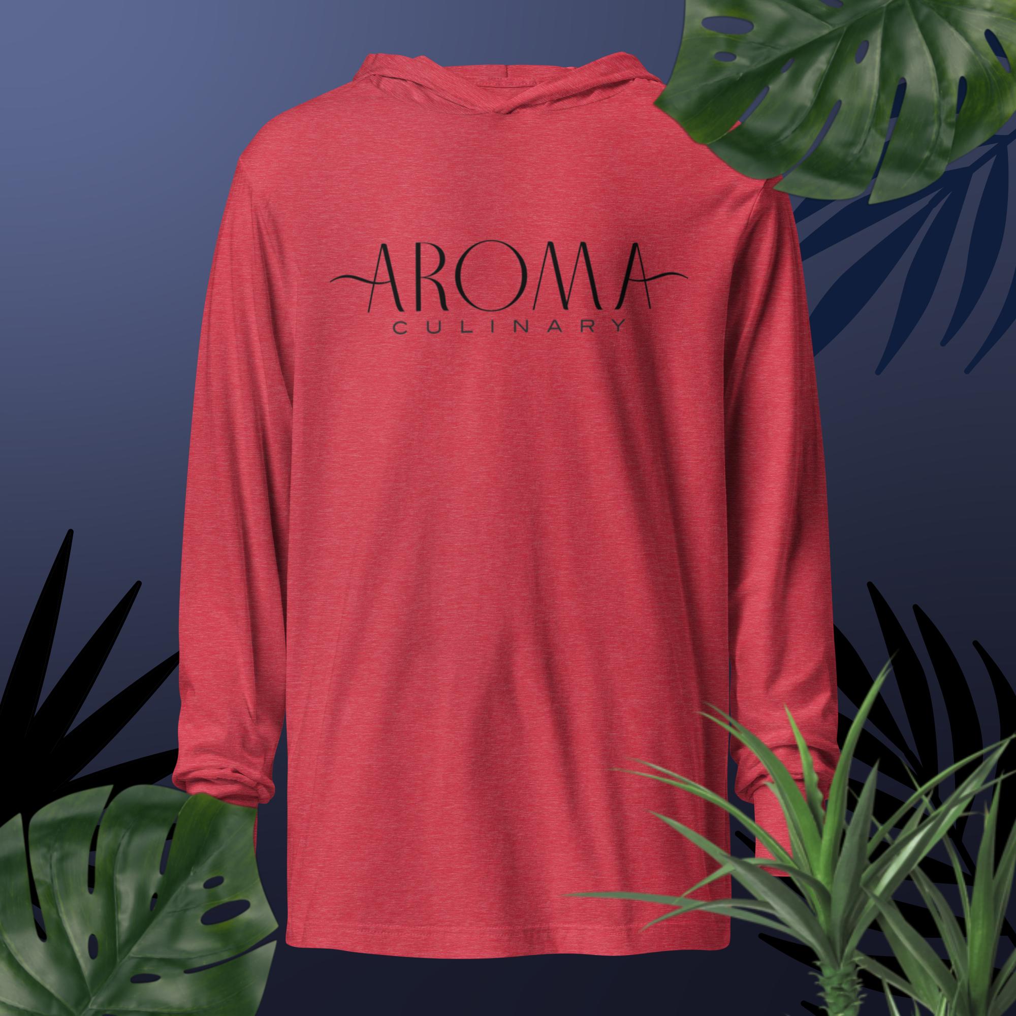 Hooded long-sleeve tee