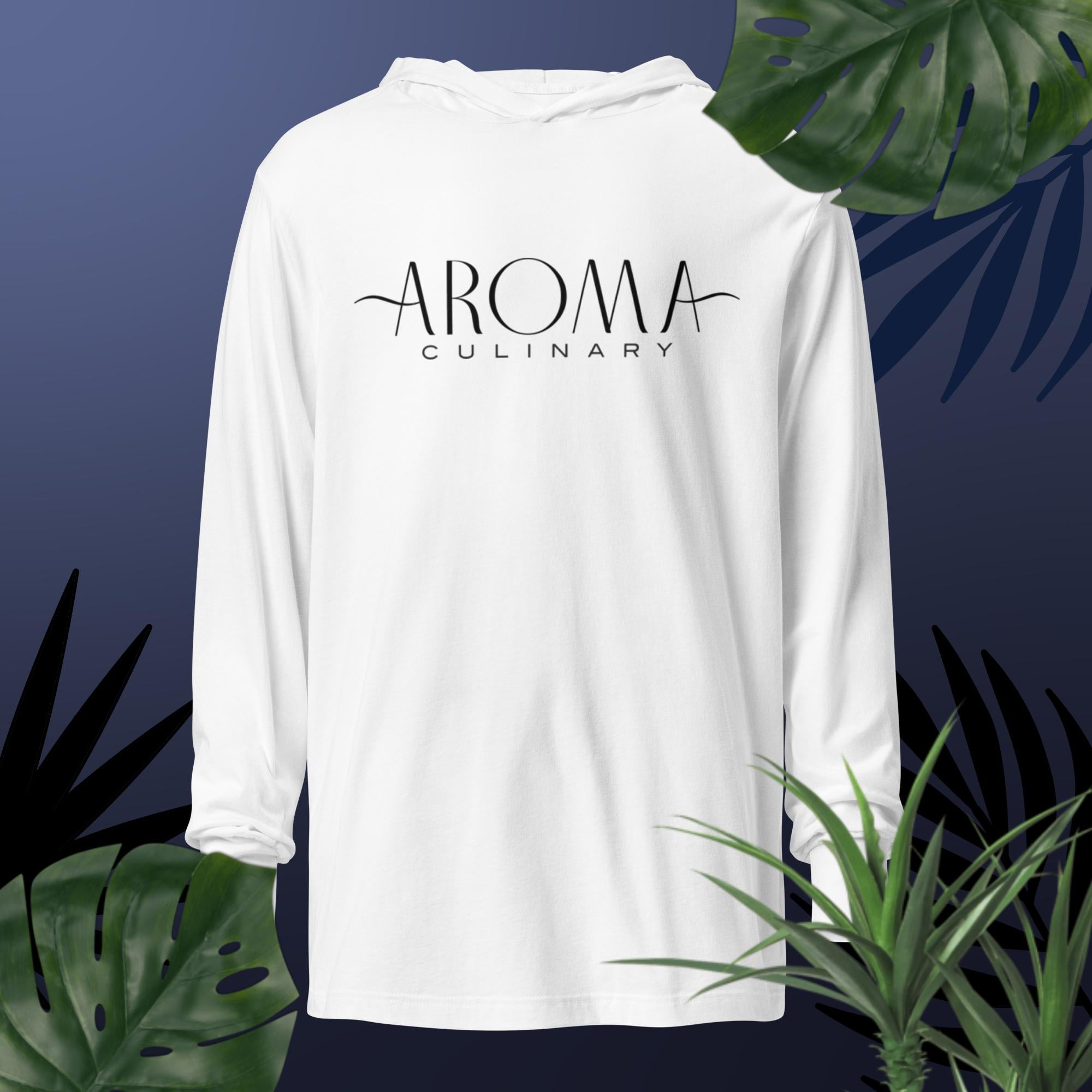 Hooded long-sleeve tee