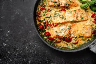 Creamy Tuscan Salmon - Aroma Culinary