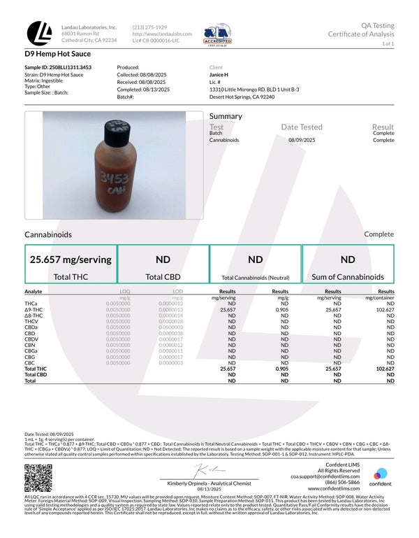 Delta-9 BBQ Sauce 4oz